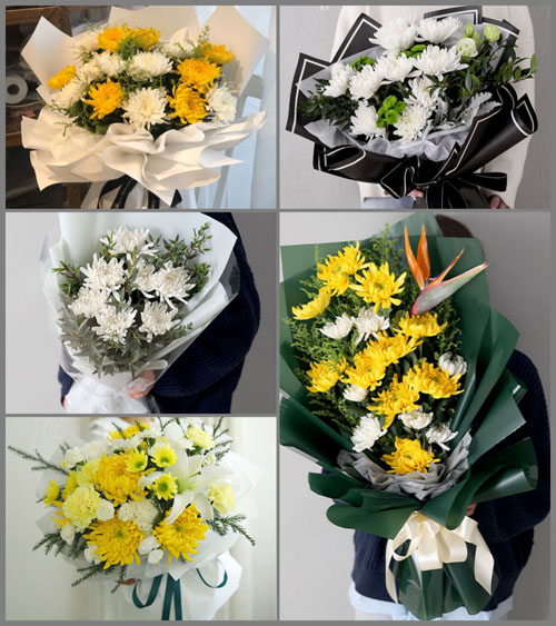 山东莱芜莱城区大王庄镇高家庄村白事花束代送